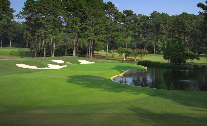 Hole 11 of the Atlanta Athletic Club course. Hole 11 of the Atlanta Athletic Club course.