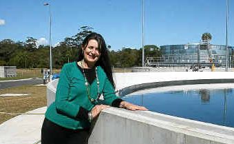 Byron Mayor Cr Jan Barham at the opening of the new $39 million Brunswick Area Sewerage Augmentation Scheme in Vallances Rd, Mullumbimby, on Monday. Byron Mayor Cr Jan Barham at the opening of the new $39 million Brunswick Area Sewerage Augmentation Scheme in Vallances Rd, Mullumbimby, on Monday.