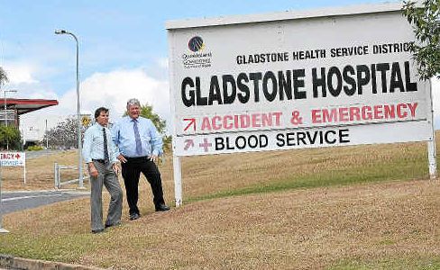 Shadow Parliamentary Secretary for Regional Health Services Andrew Laming MP with Federal Member for Flynn Ken O’Dowd at Gladstone Base Hospital on Thursday afternoon. Shadow Parliamentary Secretary for Regional Health Services Andrew Laming MP with Federal Member for Flynn Ken O’Dowd at Gladstone Base Hospital on Thursday afternoon.