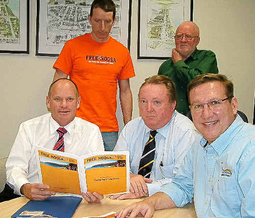LNP leader Campbell Newman with good news for Noosa.
