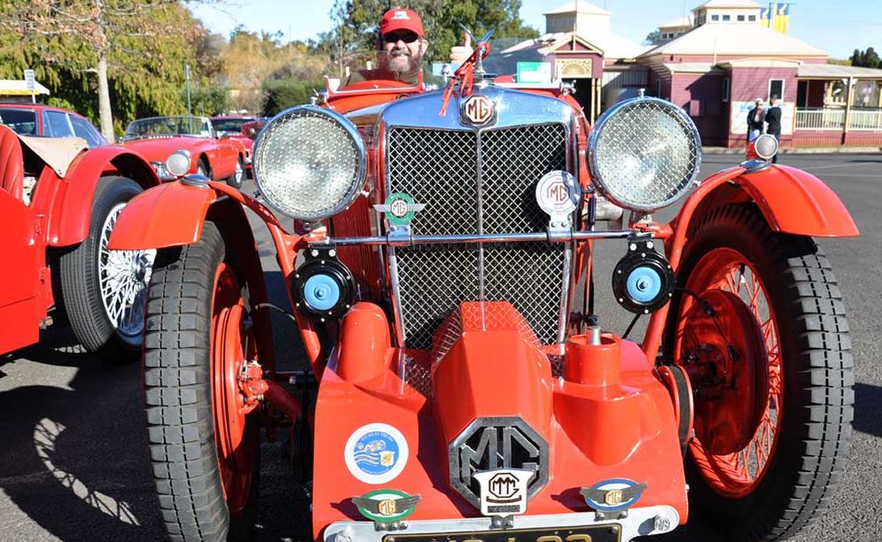 MG Car Club member Ross Kelly hits the road in his 1933 MG J3 Midget. MG Car Club member Ross Kelly hits the road in his 1933 MG J3 Midget.