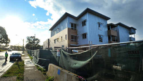 Security costs at the unfinished Harbour Dr housing block are skyrocketing. Security costs at the unfinished Harbour Dr housing block are skyrocketing.