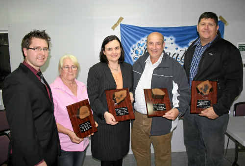 JOSHUA BROWN OF McNamara and Associates, Julie Johnson, Heather Watson of McCullough Robertson Lawyers, Mike McKay and Robert Graham at the Grantham community meeting. JOSHUA BROWN OF McNamara and Associates, Julie Johnson, Heather Watson of McCullough Robertson Lawyers, Mike McKay and Robert Graham at the Grantham community meeting.
