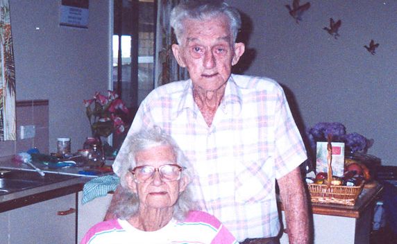 A recent photo of Walter and Daisy Hansen, who have celebrated their 75th wedding anniversary. A recent photo of Walter and Daisy Hansen, who have celebrated their 75th wedding anniversary.