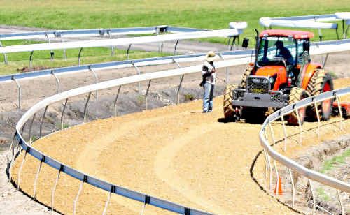 Contamination of the Pro-ride track at Coffs Harbour racecourse is causing budget blow-outs and increasing concern. Contamination of the Pro-ride track at Coffs Harbour racecourse is causing budget blow-outs and increasing concern.