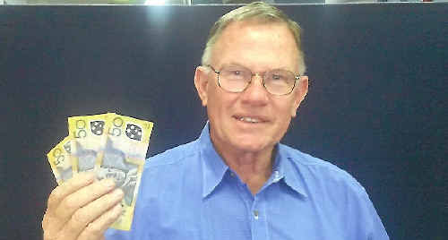 Ernie Brock was Monday’s winner of The Bully’s $150 a day competition. Ernie Brock was Monday’s winner of The Bully’s $150 a day competition.