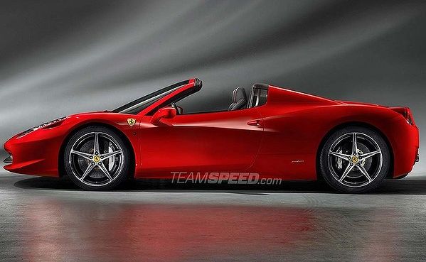 Ferrari 458 Spider. Picture: Teamspeed.com. Ferrari 458 Spider. Picture: Teamspeed.com.