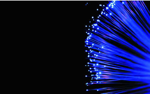 The fibre-optic network delivers ultra fast internet connections. The fibre-optic network delivers ultra fast internet connections.