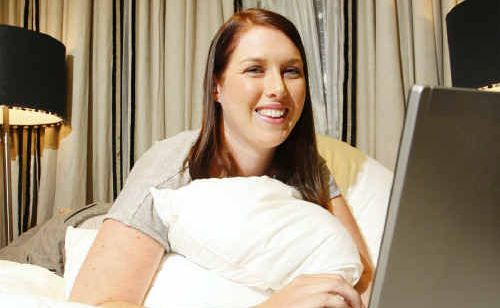 Sealy retail marketing manager Kim Bennett announces the Sealy Sleeping on the Job competition. Sealy retail marketing manager Kim Bennett announces the Sealy Sleeping on the Job competition.