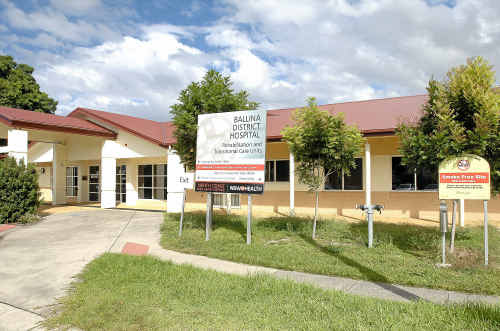 Ballina District Hospital where the patient was admitted before being transferred. Ballina District Hospital where the patient was admitted before being transferred.