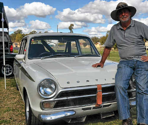 Ken Freeburn has raced his 1964 Mk1 Ford Cortina for the past 15 Leyburn Sprints. Ken Freeburn has raced his 1964 Mk1 Ford Cortina for the past 15 Leyburn Sprints.