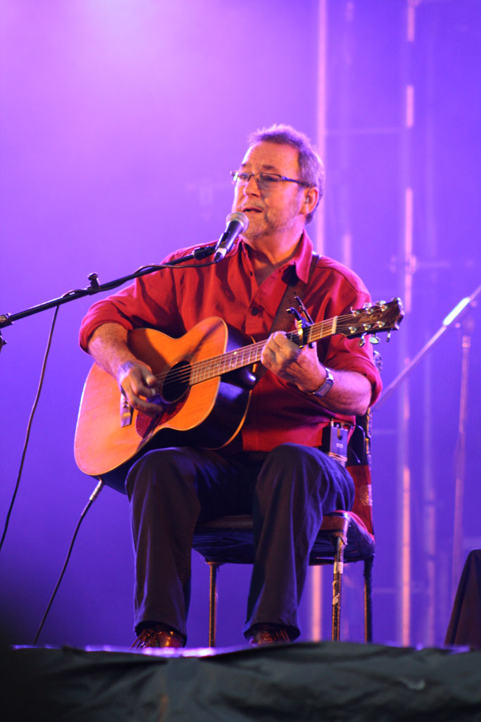 John Williamson on the Main Stage at the Optus Gympie Music Muster 2011.