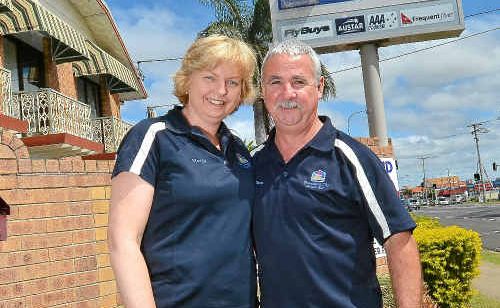 Bundaberg City Motor Inn’s Tom and Glenda Dunphy are over the moon at being voted the best 3½ star Best Western in Australia and New Zealand. Bundaberg City Motor Inn’s Tom and Glenda Dunphy are over the moon at being voted the best 3½ star Best Western in Australia and New Zealand.