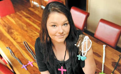 Kayla Wittleton, frustrated by trying to find work in Bundaberg, has opened her own business on Facebook to sell her handmade jewellery. Kayla Wittleton, frustrated by trying to find work in Bundaberg, has opened her own business on Facebook to sell her handmade jewellery.