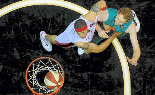 THE Perth Wildcats in a thumping win over the Townsville Crocodiles THE Perth Wildcats in a thumping win over the Townsville Crocodiles