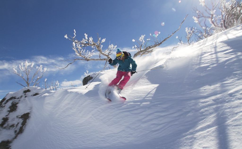 Skiing at Perisher. Skiing at Perisher.