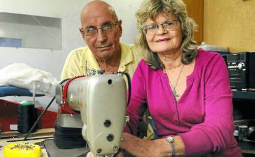 Fran’s Sewing Solutions’ Fran Cooper with husband Bob Cooper is distraught after being knocked back on a small personal loan. Fran’s Sewing Solutions’ Fran Cooper with husband Bob Cooper is distraught after being knocked back on a small personal loan.