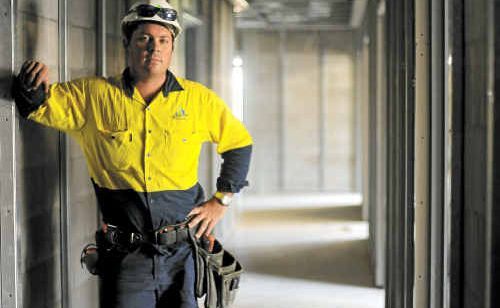 Tradesman Clinton Luke considers paid parental leave for fathers would help. Tradesman Clinton Luke considers paid parental leave for fathers would help.