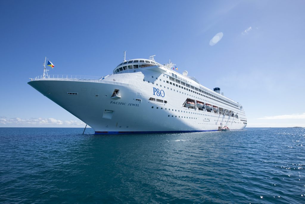 P&O; Cruises' Pacific Jewel. P&O; Cruises' Pacific Jewel.