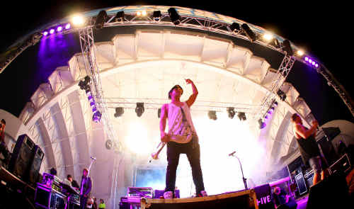 The Music Bowl stage has hosted numerous concerts like 2011's year’s Electronic Vibes festival and Silverchair whose frontman Daniel Johns gets the crowd pumping. The Music Bowl stage has hosted numerous concerts like 2011's year’s Electronic Vibes festival and Silverchair whose frontman Daniel Johns gets the crowd pumping.