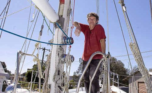 Iain Mc Cabe from Ballina is getting ready his yacht charter business ready for the new tourist season. Iain Mc Cabe from Ballina is getting ready his yacht charter business ready for the new tourist season.