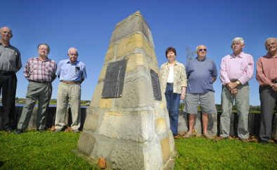 Mark Andrews, Des Keynes, Rex Oxenford, Elaine Boothby, Ray Tobin, Neil Morris and Bruce Gleeson want the sandstone monument in Grafton’s Memorial Park, which is dedicated to 13 young cub scouts killed in a ferry accident in 1943, to be upgraded and properly maintained. Mark Andrews, Des Keynes, Rex Oxenford, Elaine Boothby, Ray Tobin, Neil Morris and Bruce Gleeson want the sandstone monument in Grafton’s Memorial Park, which is dedicated to 13 young cub scouts killed in a ferry accident in 1943, to be upgraded and properly maintained.