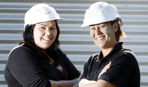 Lani Walker and Jacqui Stringer are keen to hear about how they can secure a job in the mining industry. Lani Walker and Jacqui Stringer are keen to hear about how they can secure a job in the mining industry.