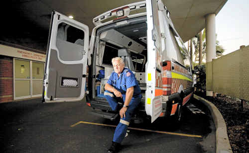 Ambulance officer of 25 years Peter Bodenham says an increase in drug use is responsible for an increase in violence against paramedics. Ambulance officer of 25 years Peter Bodenham says an increase in drug use is responsible for an increase in violence against paramedics.
