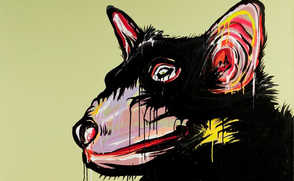 Adam Cullen’s latest Tassie Devil artwork. Adam Cullen’s latest Tassie Devil artwork.