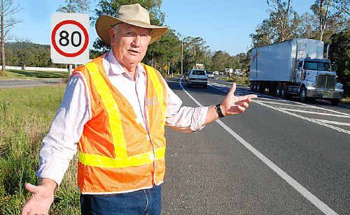 Larry Friske is among Gympie Region councillors keen for urgent progress on the Bruce Hwy’s Gympie by-pass. Larry Friske is among Gympie Region councillors keen for urgent progress on the Bruce Hwy’s Gympie by-pass.
