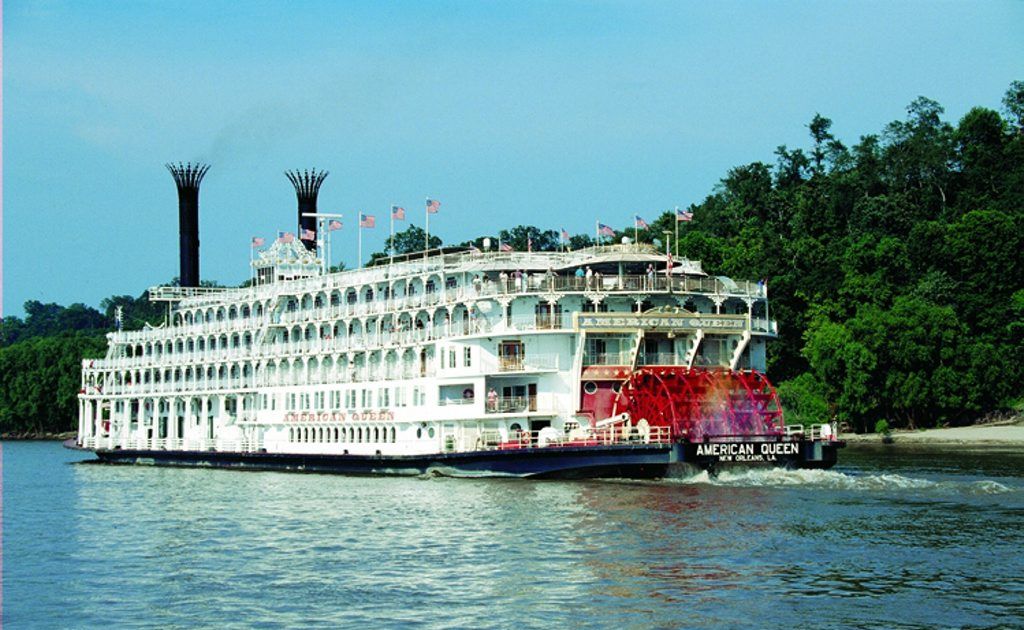 The grandest “wedding-cake boat” of all, American Queen is set for a come-back in April 2012.
The grandest “wedding-cake boat” of all, American Queen is set for a come-back in April 2012.