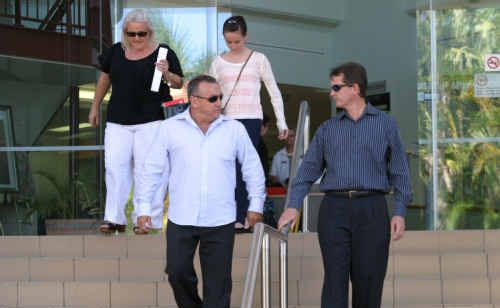 Terry Saunders (light shirt), Ryan’s father, leaves court with family members. He hopes the inquest prevents a repeat of his son’s agonising death. Terry Saunders (light shirt), Ryan’s father, leaves court with family members. He hopes the inquest prevents a repeat of his son’s agonising death.