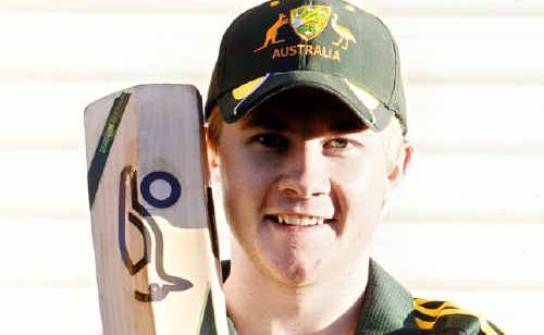 Marburg cricketer Sam Truloff is carrying extra supplies to ensure he tastes the best of Indian cricket life. Marburg cricketer Sam Truloff is carrying extra supplies to ensure he tastes the best of Indian cricket life.