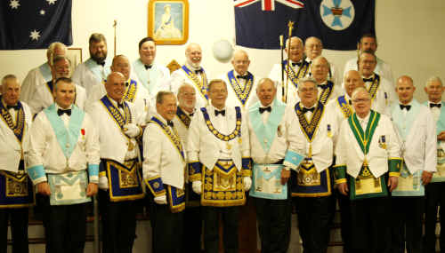 Springsure Masonic Lodge installed Pat Kooyman (centre) as the new worshipful master last Saturday. Springsure Masonic Lodge installed Pat Kooyman (centre) as the new worshipful master last Saturday.