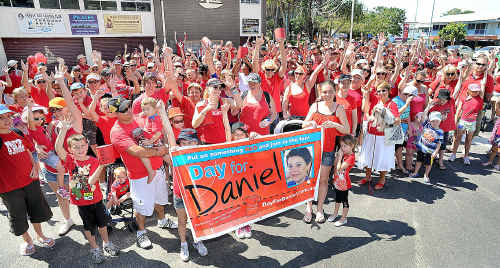 More than 550 people turned out for the Walk for Daniel from Torquay Sailing Club to Seafront Oval in Pialba on Saturday. More than 550 people turned out for the Walk for Daniel from Torquay Sailing Club to Seafront Oval in Pialba on Saturday.