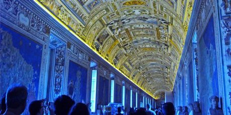 The Maps Gallery, in one of the Vatican Museums' 1500 rooms, contains the 'Google Maps of the era'. The Maps Gallery, in one of the Vatican Museums' 1500 rooms, contains the 'Google Maps of the era'.
