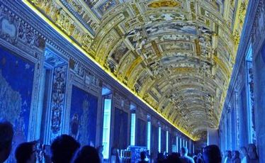 The Maps Gallery, in one of the Vatican Museums' 1500 rooms, contains the 'Google Maps of the era'. The Maps Gallery, in one of the Vatican Museums' 1500 rooms, contains the 'Google Maps of the era'.