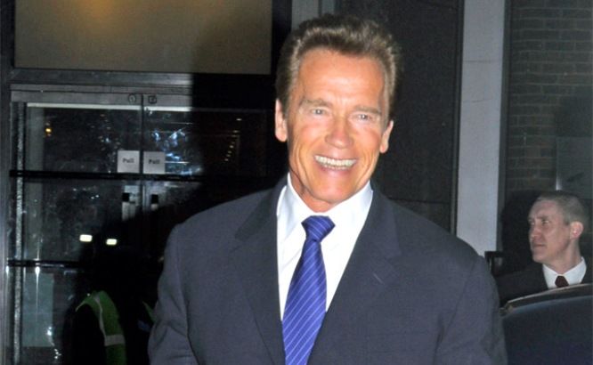 Arnold Schwarzenegger ordered bronze statues of himself, which shows him in his body building prime.