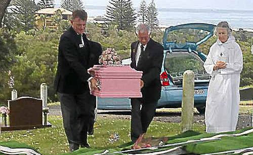 Family and friends of two-year-old Tanilla Warrick-Deaves at her funeral at East Ballina on September 13. Courtesy of Brooke Bowen and Adrian Casaran-Warrick Family and friends of two-year-old Tanilla Warrick-Deaves at her funeral at East Ballina on September 13. Courtesy of Brooke Bowen and Adrian Casaran-Warrick