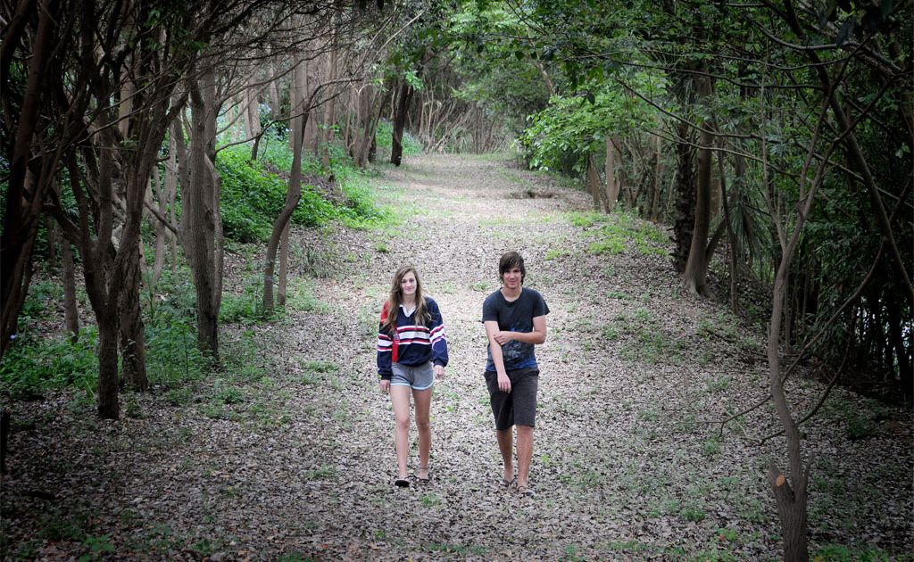 Brisbane siblings Elena and Michael Constanti were surprised to stumble on the Mary River Walk yesterday when they stopped in Gympie for a break during their trip back home from a holiday up north. Brisbane siblings Elena and Michael Constanti were surprised to stumble on the Mary River Walk yesterday when they stopped in Gympie for a break during their trip back home from a holiday up north.