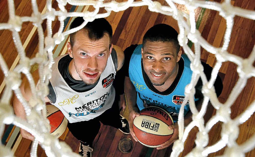 Gold Coast Blaze’s American imports, Will Hudson and Mike English. Both men will play vital roles for their new team during the National Basketball League season. Gold Coast Blaze’s American imports, Will Hudson and Mike English. Both men will play vital roles for their new team during the National Basketball League season.