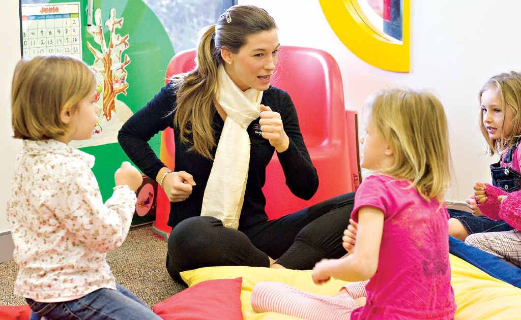 Coast children can start their French lessons as young as 18 months. Coast children can start their French lessons as young as 18 months.