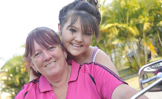 Tash May, 18, has a rare blood type and Tash’s mother Leonie Evans is donating blood. Tash May, 18, has a rare blood type and Tash’s mother Leonie Evans is donating blood.