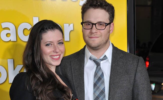 Seth Rogen and Lauren Miller