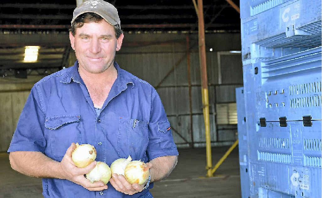 Farmer Alan Richards says there is no point in importing vegies when they are grown here for most of the year. Farmer Alan Richards says there is no point in importing vegies when they are grown here for most of the year.