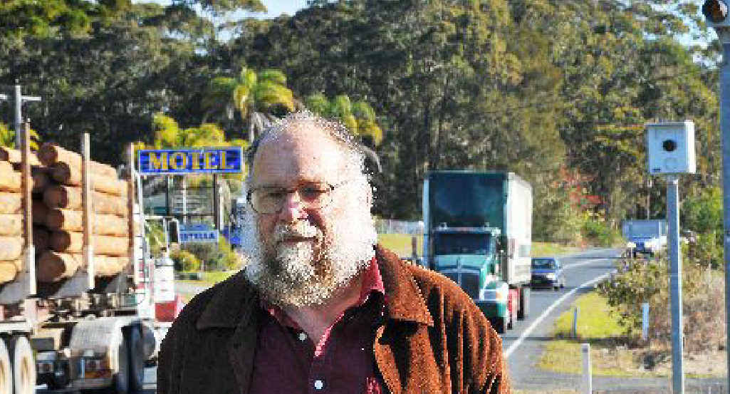 John May is determined to see the fixed speed camera at Urunga re-activated. John May is determined to see the fixed speed camera at Urunga re-activated.