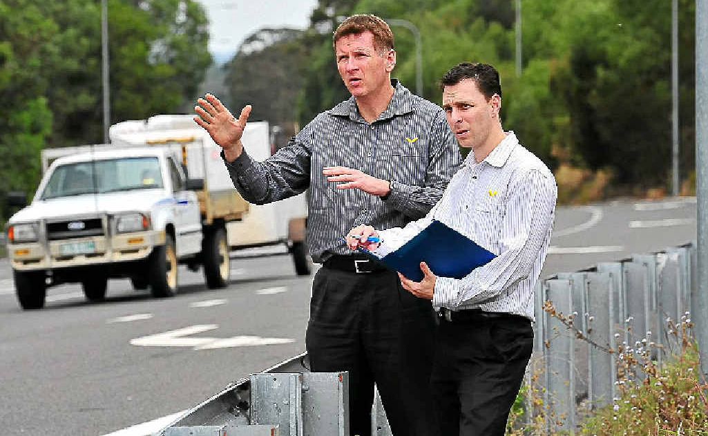 RACQ traffic safety expert Greg Miszkowycz and executive manager John Wikman say something must be done soon about the Bruce Highway black spots. RACQ traffic safety expert Greg Miszkowycz and executive manager John Wikman say something must be done soon about the Bruce Highway black spots.