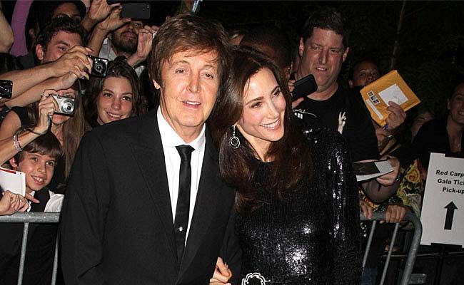 Paul McCartney and Nancy Shevell. Paul McCartney and Nancy Shevell.