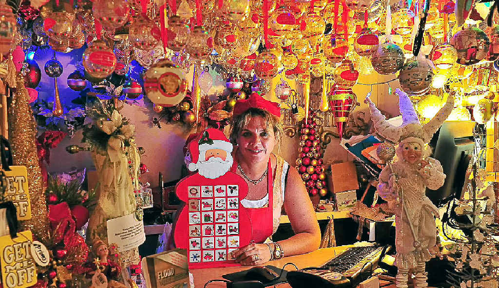 Felicity Newman at All Things Christmas at Eumundi has been getting busier in the lead-up to December 25. Felicity Newman at All Things Christmas at Eumundi has been getting busier in the lead-up to December 25.