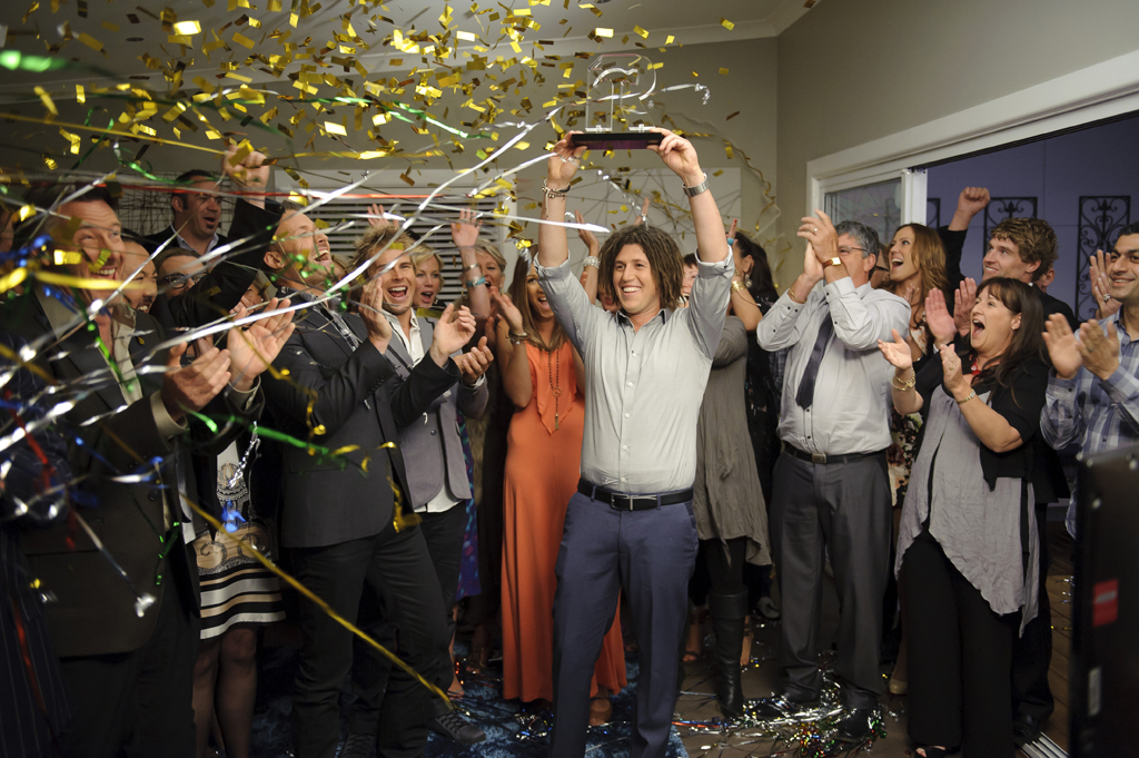 Michael Lynch has won the $100,000 grand prize on Channel 10 show The Renovators. Michael Lynch has won the $100,000 grand prize on Channel 10 show The Renovators.